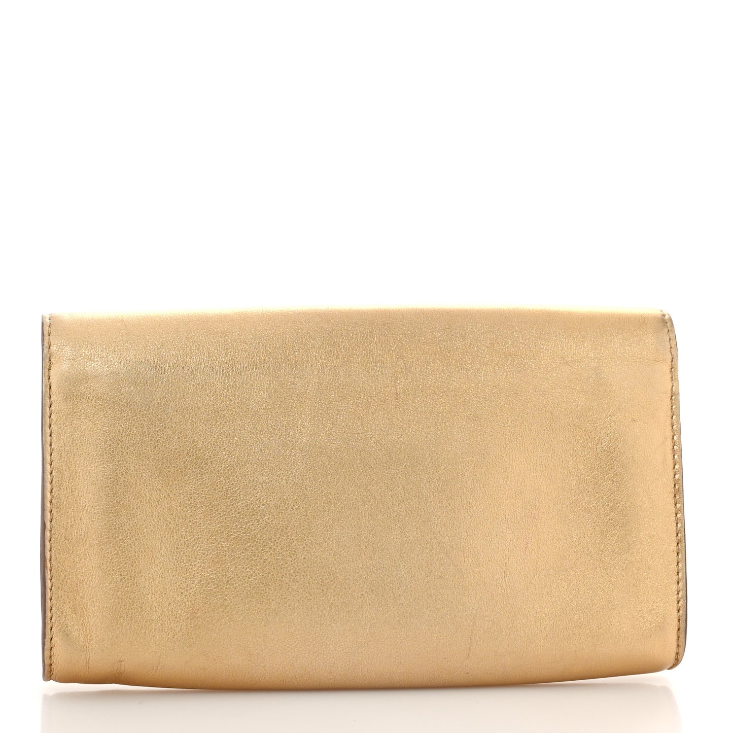 Calfskin Neo Sobe Louise EW Clutch Gold