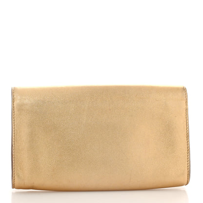 Louis Vuitton Calfskin Neo Sobe Louise EW Clutch Gold 3 of 10