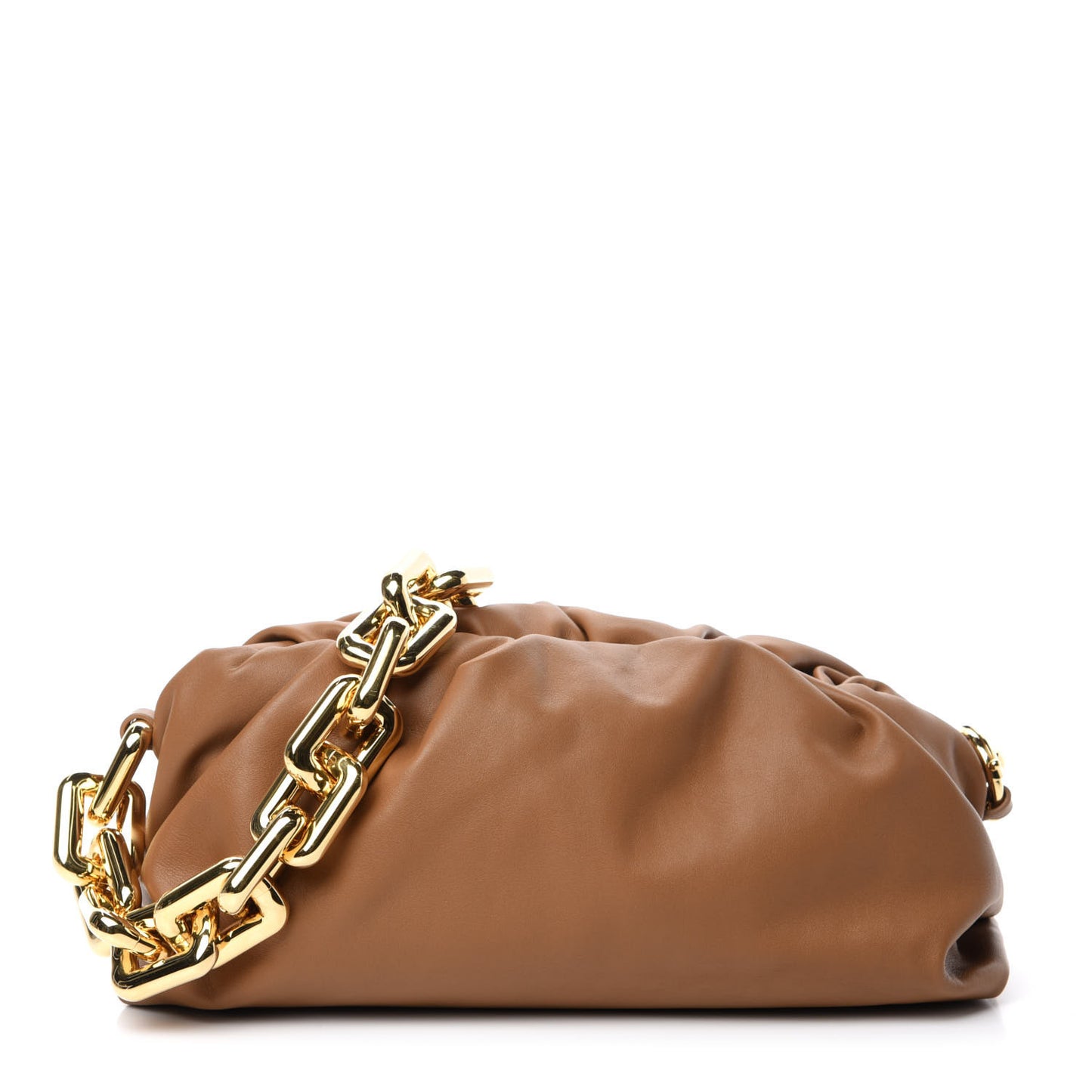 Calfskin The Pouch Chain Cammello