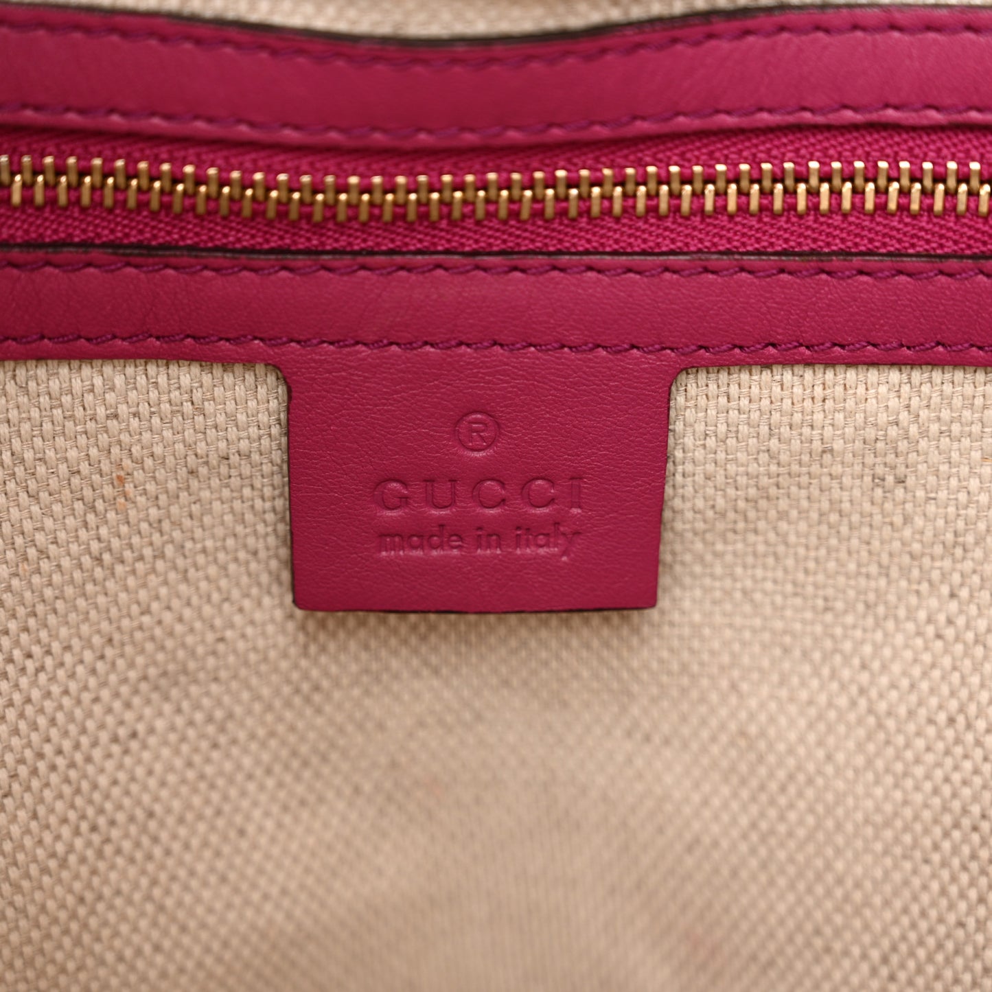 Patent Small Soho Shoulder Bag Bright Bougainvillea