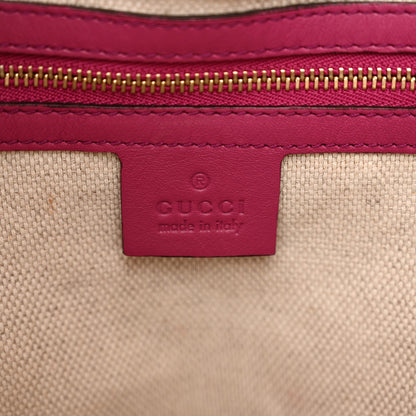 Gucci Patent Small Soho Shoulder Bag Bright Bougainvillea 6 of 13