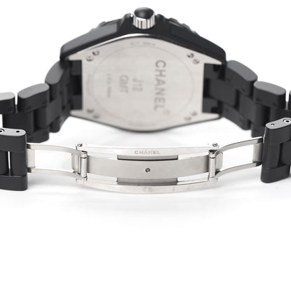 Chanel Stainless Steel Matte Ceramic 41mm J12 GMT Automatic Watch Black 5 of 6