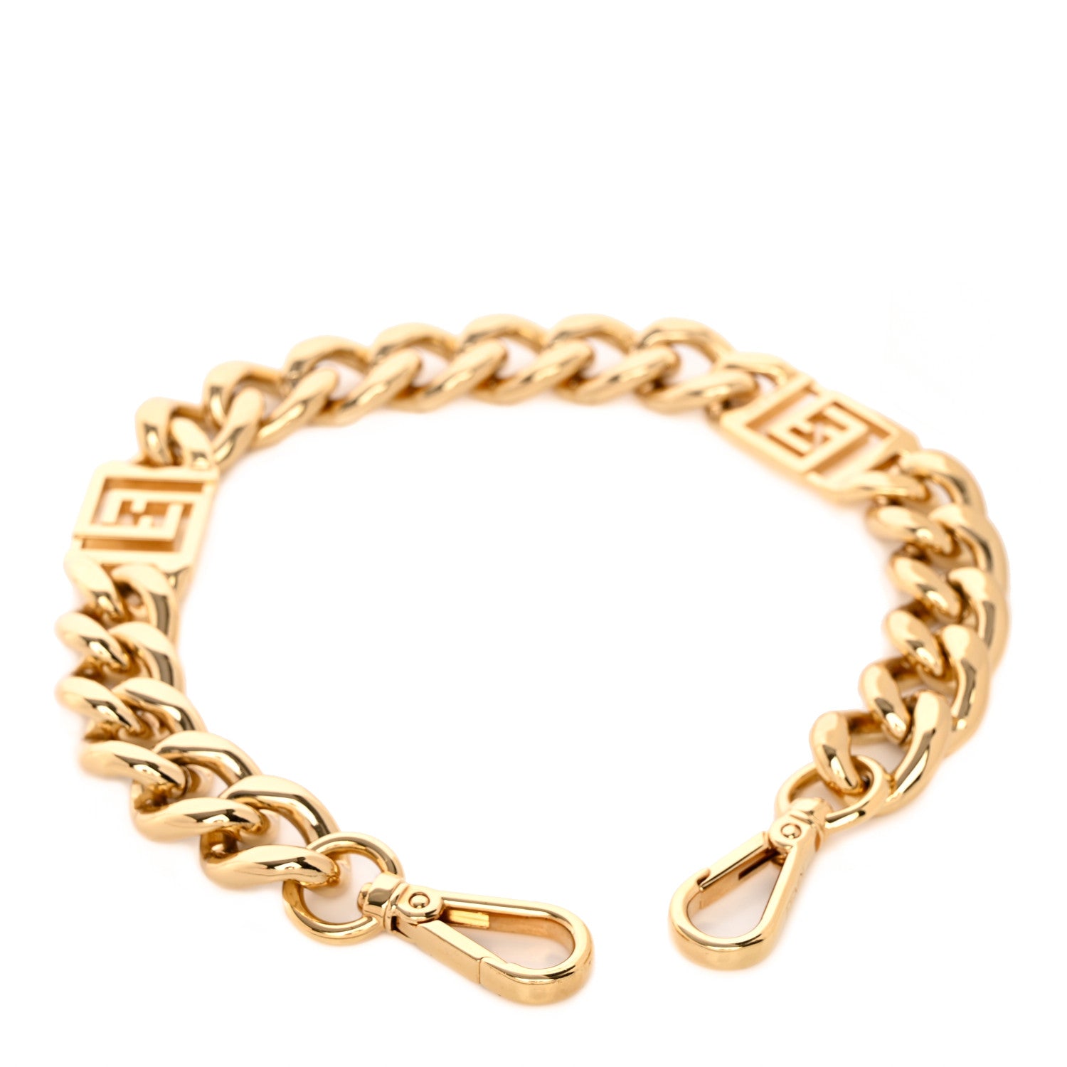 Versace FENDI X VERSACE Metal Strap You Gold 1 of 8