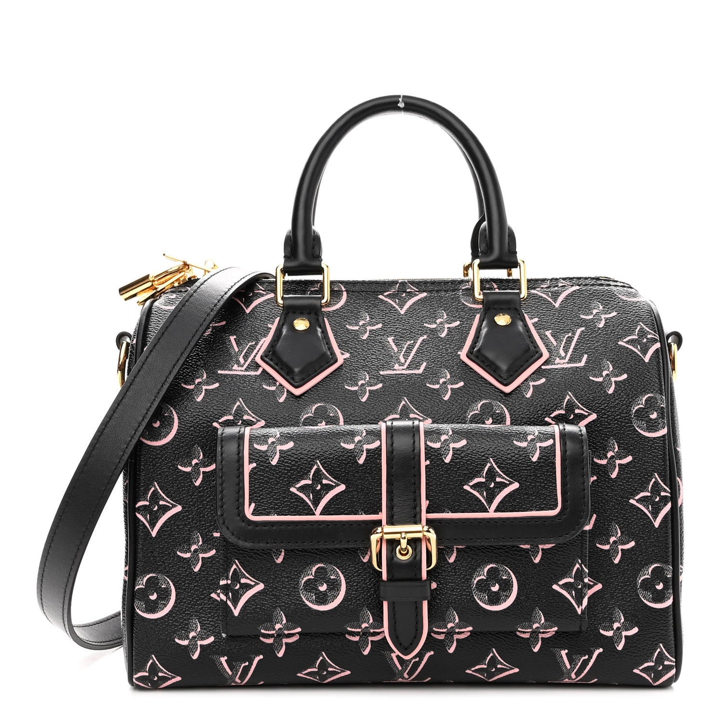 Monogram Fall for You Speedy Bandouliere 25 Black