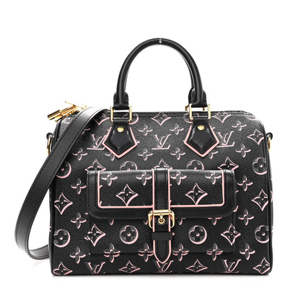 Louis Vuitton Monogram Fall for You Speedy Bandouliere 25 Black 1 of 9