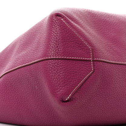 Hermes Taurillon Clemence Double Sens 36 Reversible Tote Marron Tosca 11 of 16