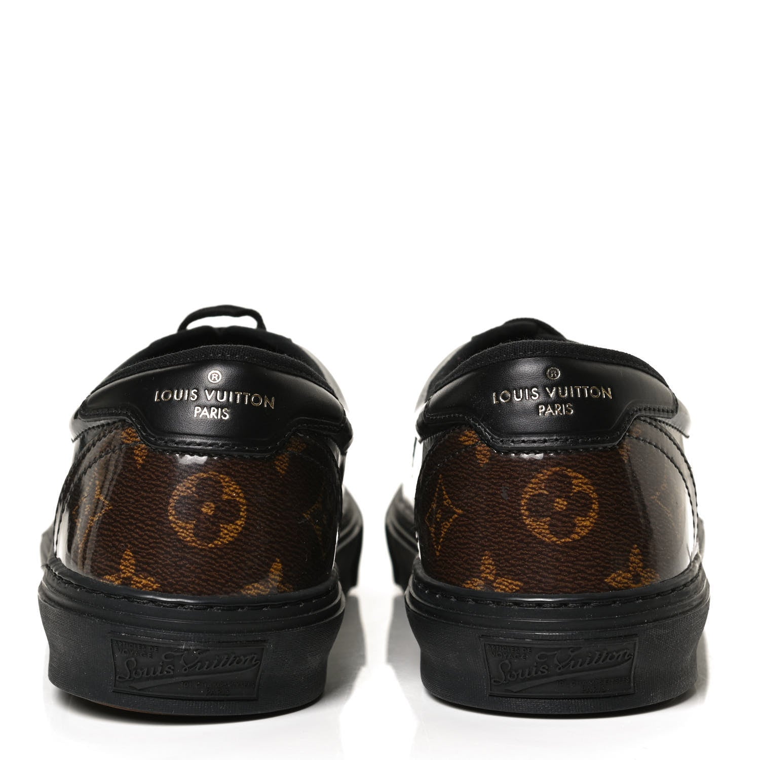Louis Vuitton Monogram Eclipse Glazed Trocadero Richelieu Sneakers 8 Ebene 6 of 10