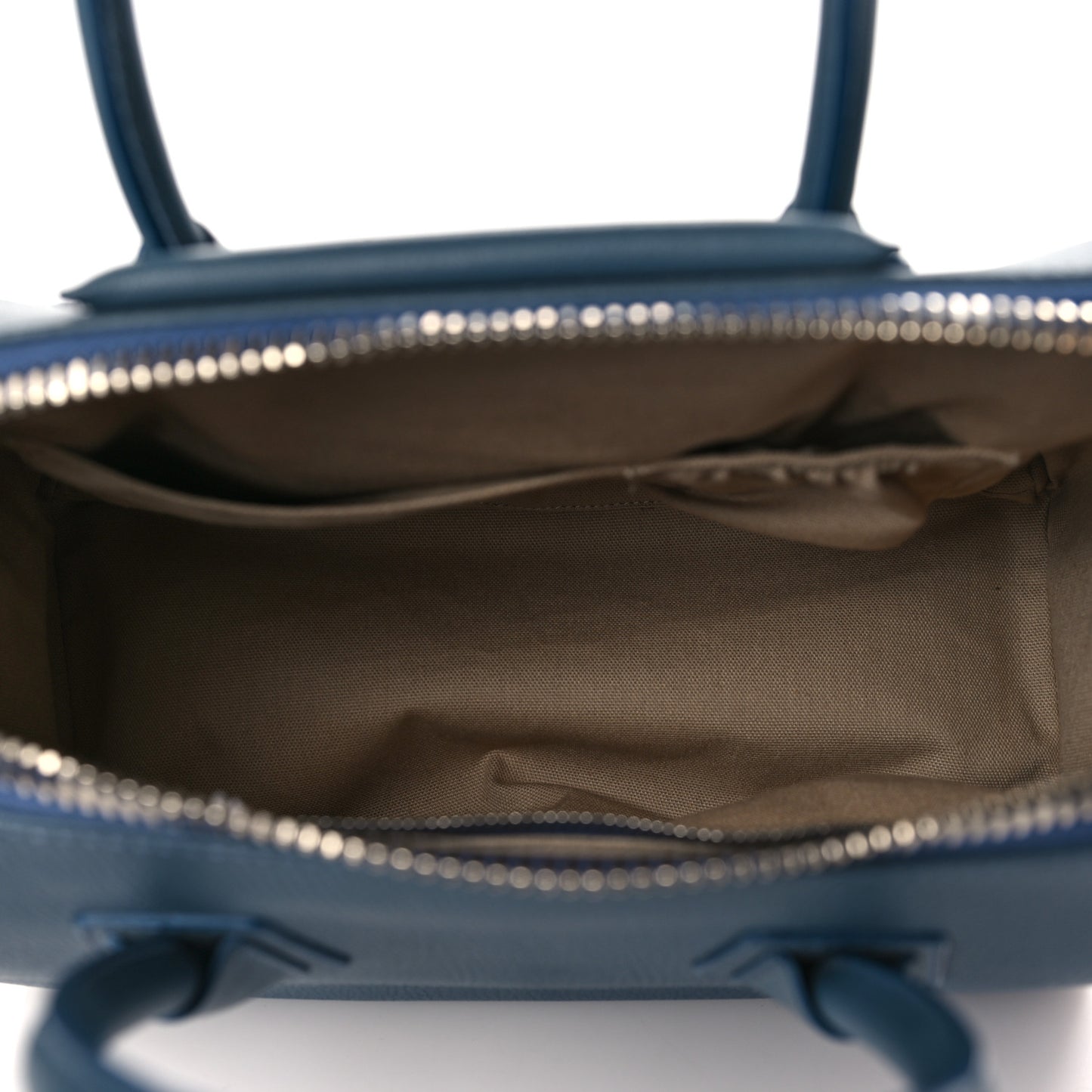 Sugar Goatskin Medium Antigona Mineral Blue