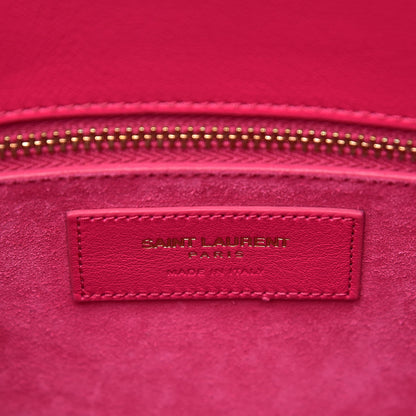 Saint Laurent Calfskin Small Sac De Jour Bubblegum 6 of 9