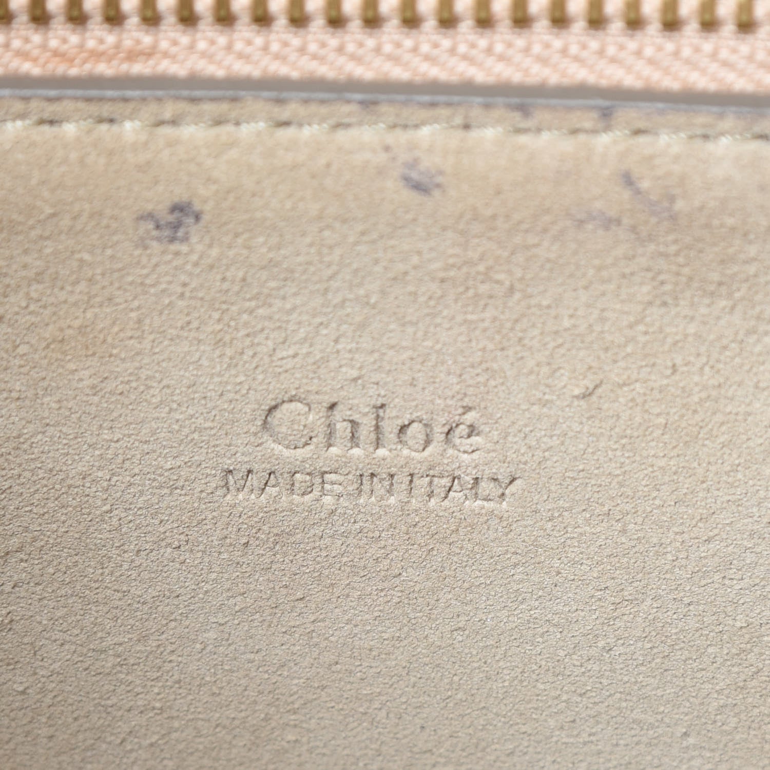 Chloe Suede Calfskin Medium Faye Shoulder Bag Cloudy Blue 8 of 13