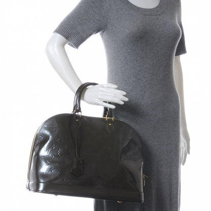 Louis Vuitton Vernis Alma GM Vert Bronze 2 of 7