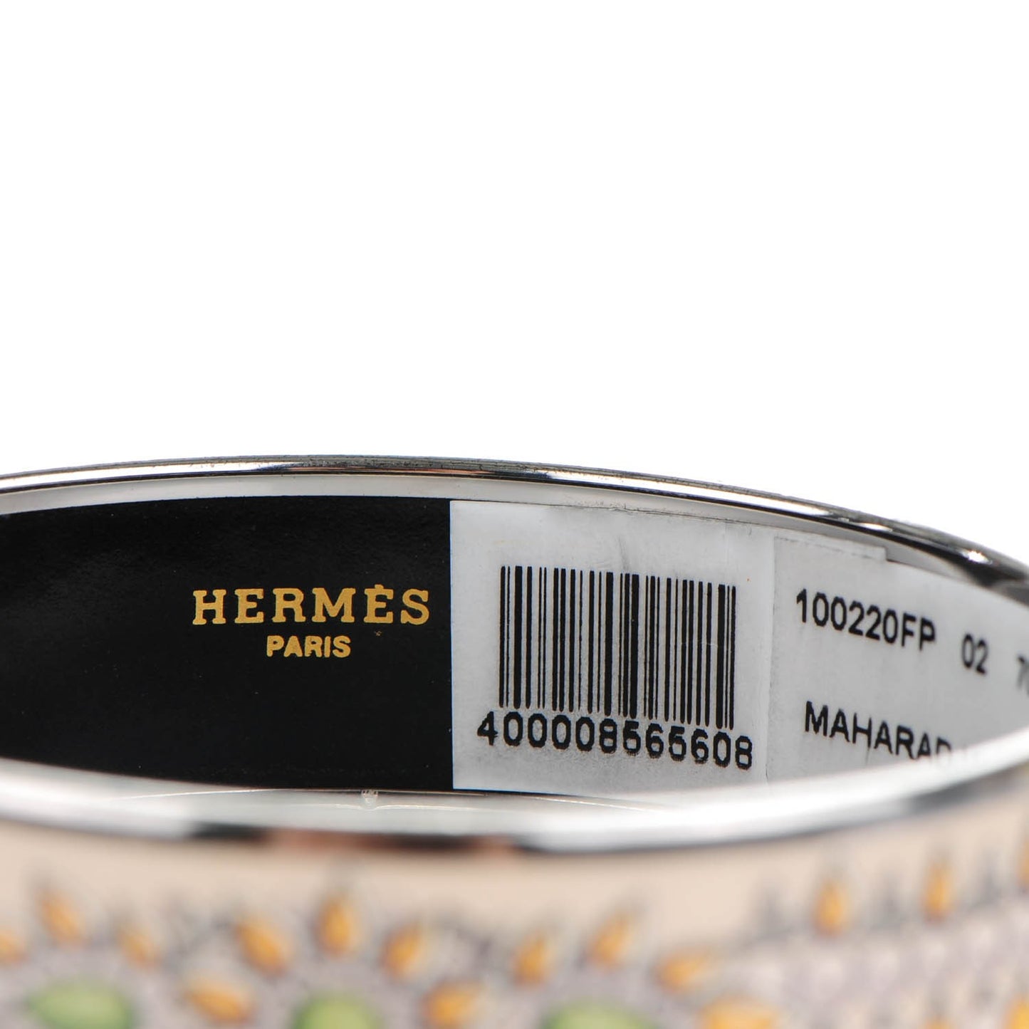 Enamel Printed Wide Parures Des Maharajas Bracelet 70