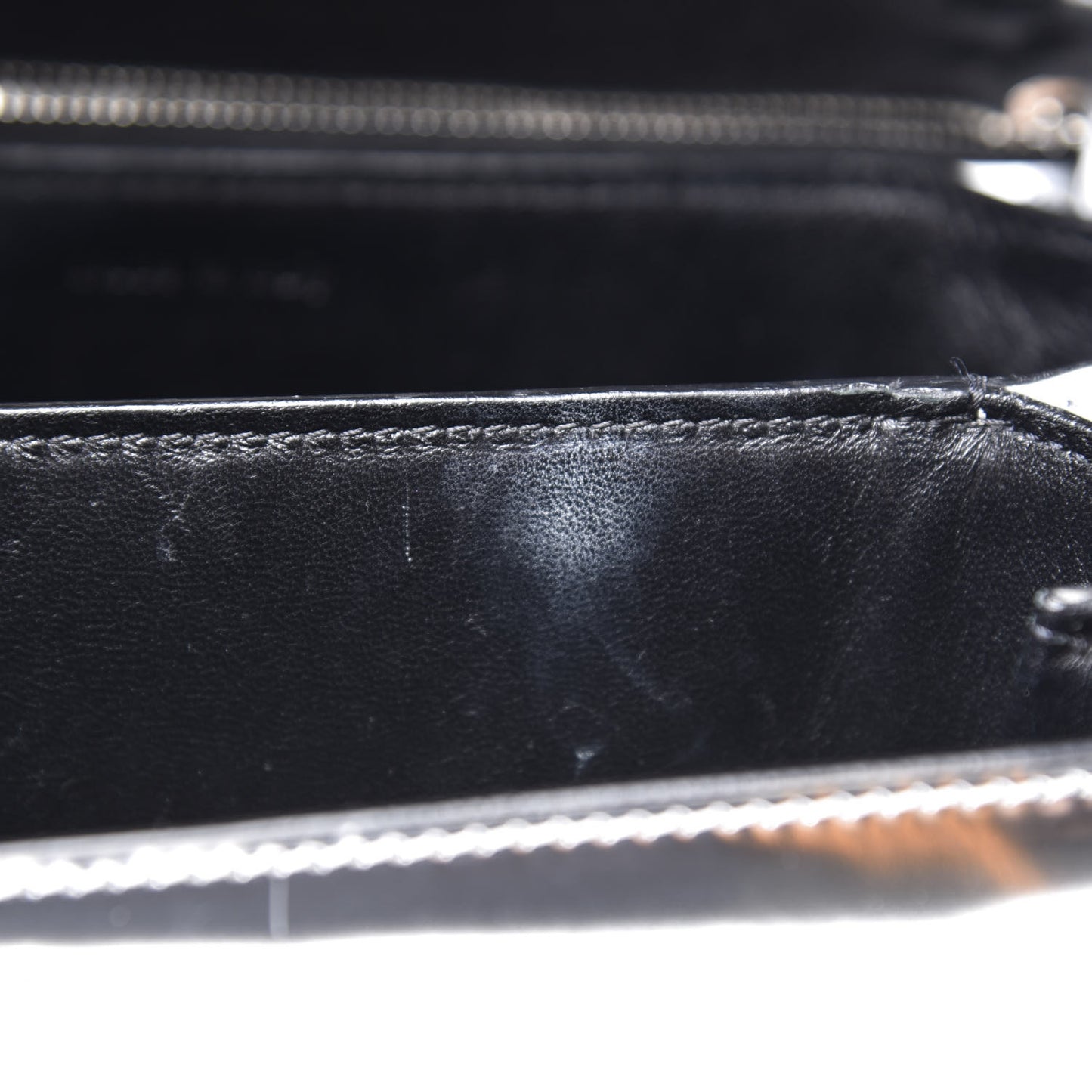 Mirror Box Calfskin Medium Classic Box Flap Bag Silver