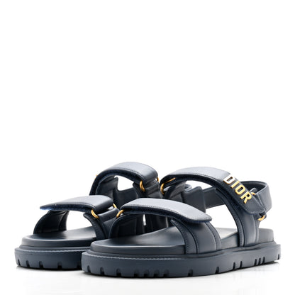 Christian Dior Lambskin Dioract 10mm Sandals 39 Pastel Night 3 of 9