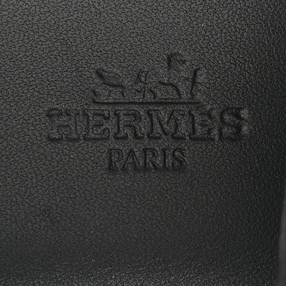 Hermes Goatskin Suede Goatskin Bouncing Sneakers 39.5 Black 7 of 8