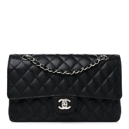 Chanel Caviar Quilted Medium Double Flap Black 1 of 10