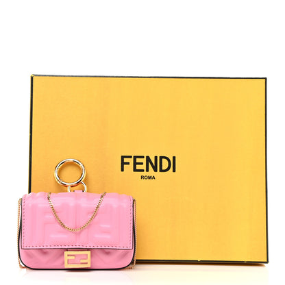 Fendi Nappa Matisse FF Embossed Nano Baguette Charm Lollypop 12 of 12