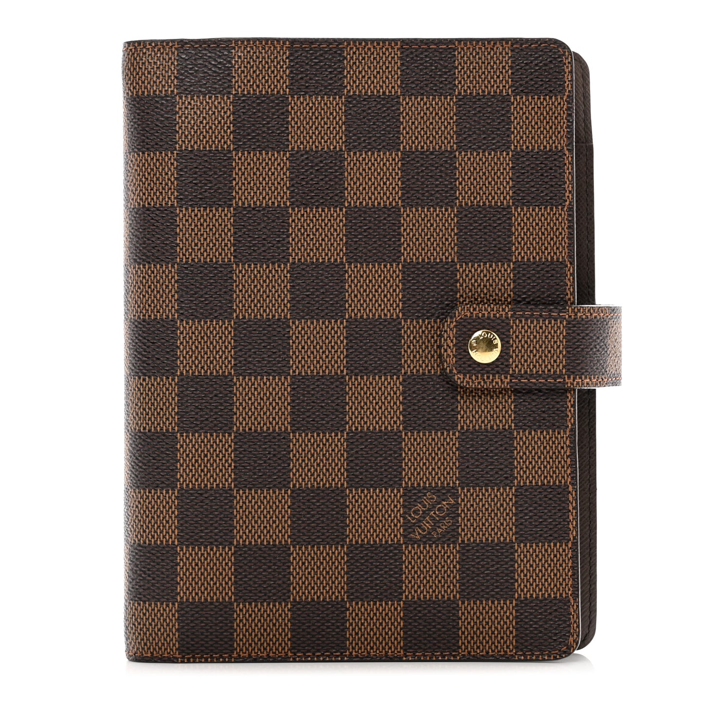 Damier Ebene Medium Ring Agenda Cover