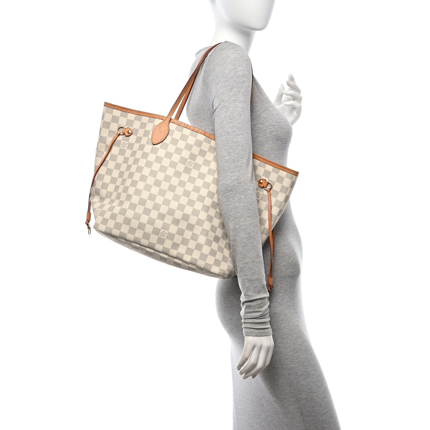 Louis Vuitton Damier Azur Neo Neverfull MM 2 of 11