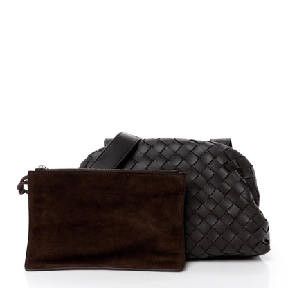 Bottega Veneta Nappa Intrecciato Pouch Shoulder Bag Brown 3 of 14