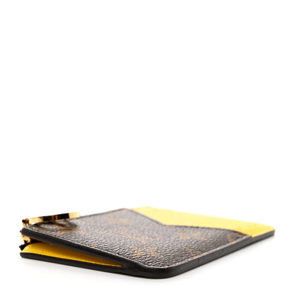 Louis Vuitton Monogram Zipped Romy Card Holder Yellow 4 of 6