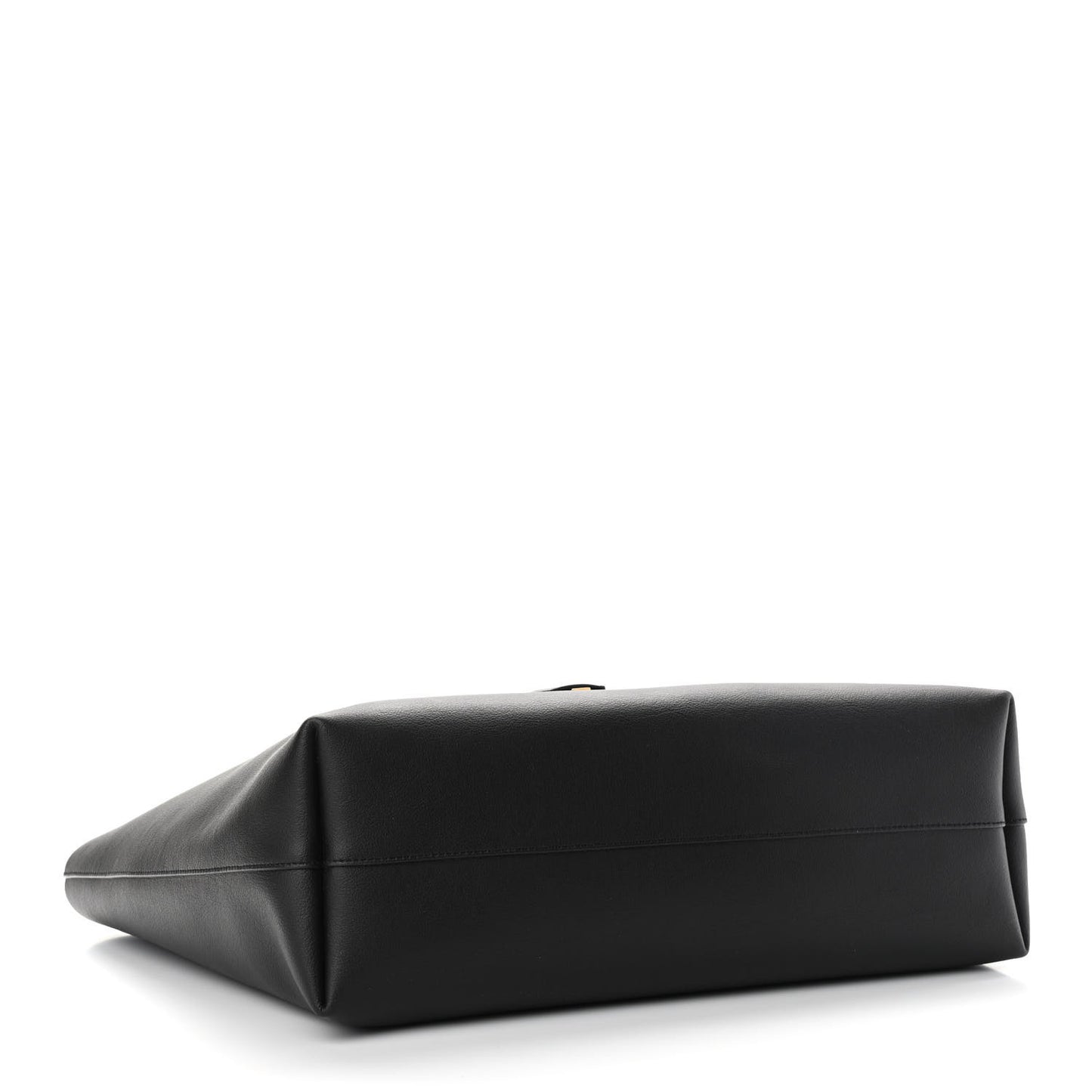 Calfskin Large Shopping Tote Black