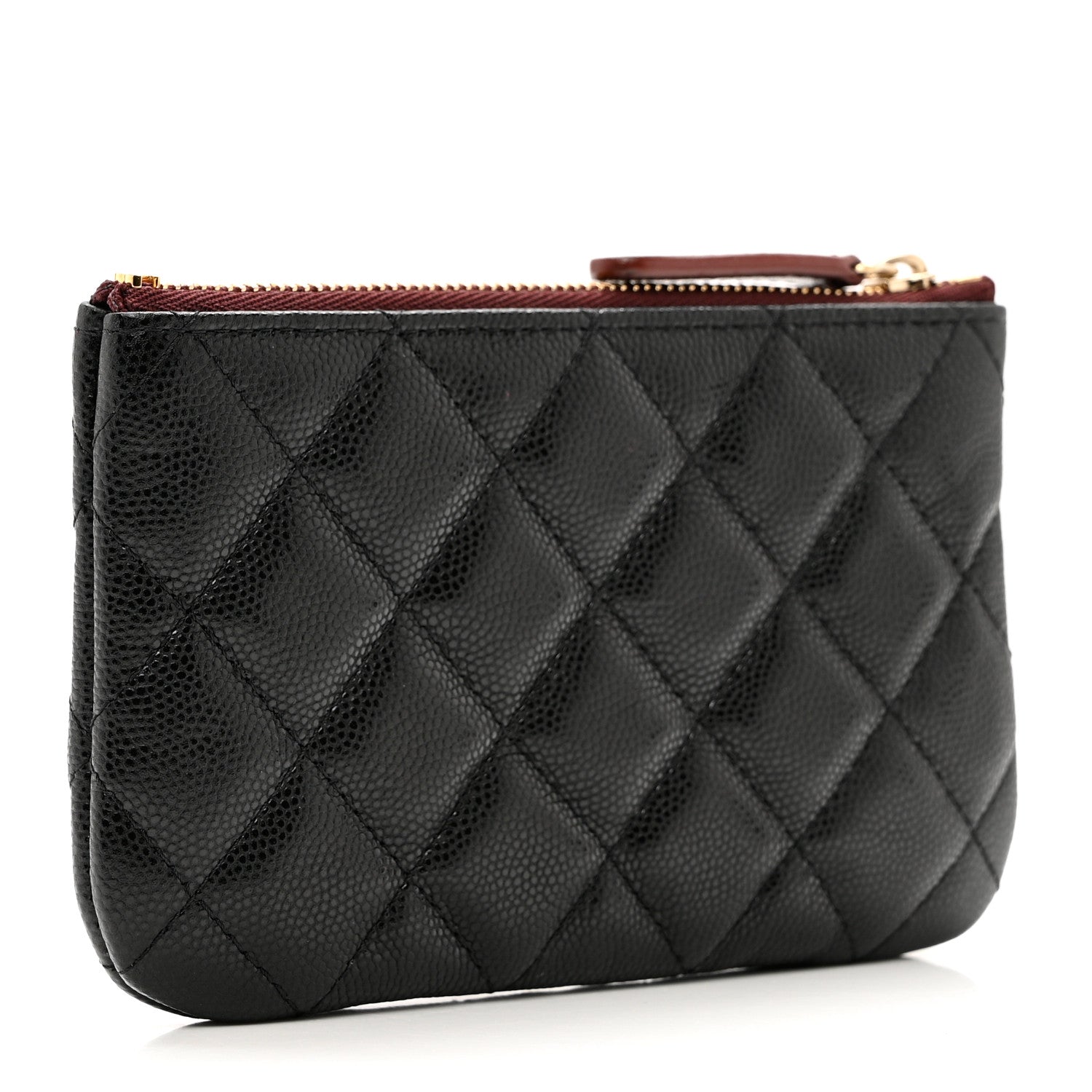 Chanel Caviar Quilted Small Cosmetic Case Black 3 of 7