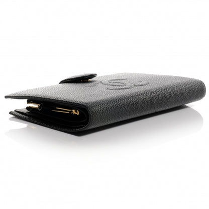Chanel Caviar CC Wallet Black 4 of 10