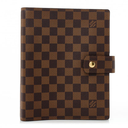 Louis Vuitton Damier Ebene Large Ring Agenda Cover 1 of 11