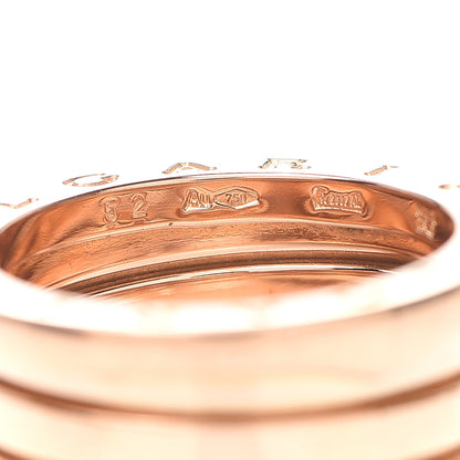 Bulgari 18K Rose Gold B.Zero1 Four-Band Ring 5 of 6