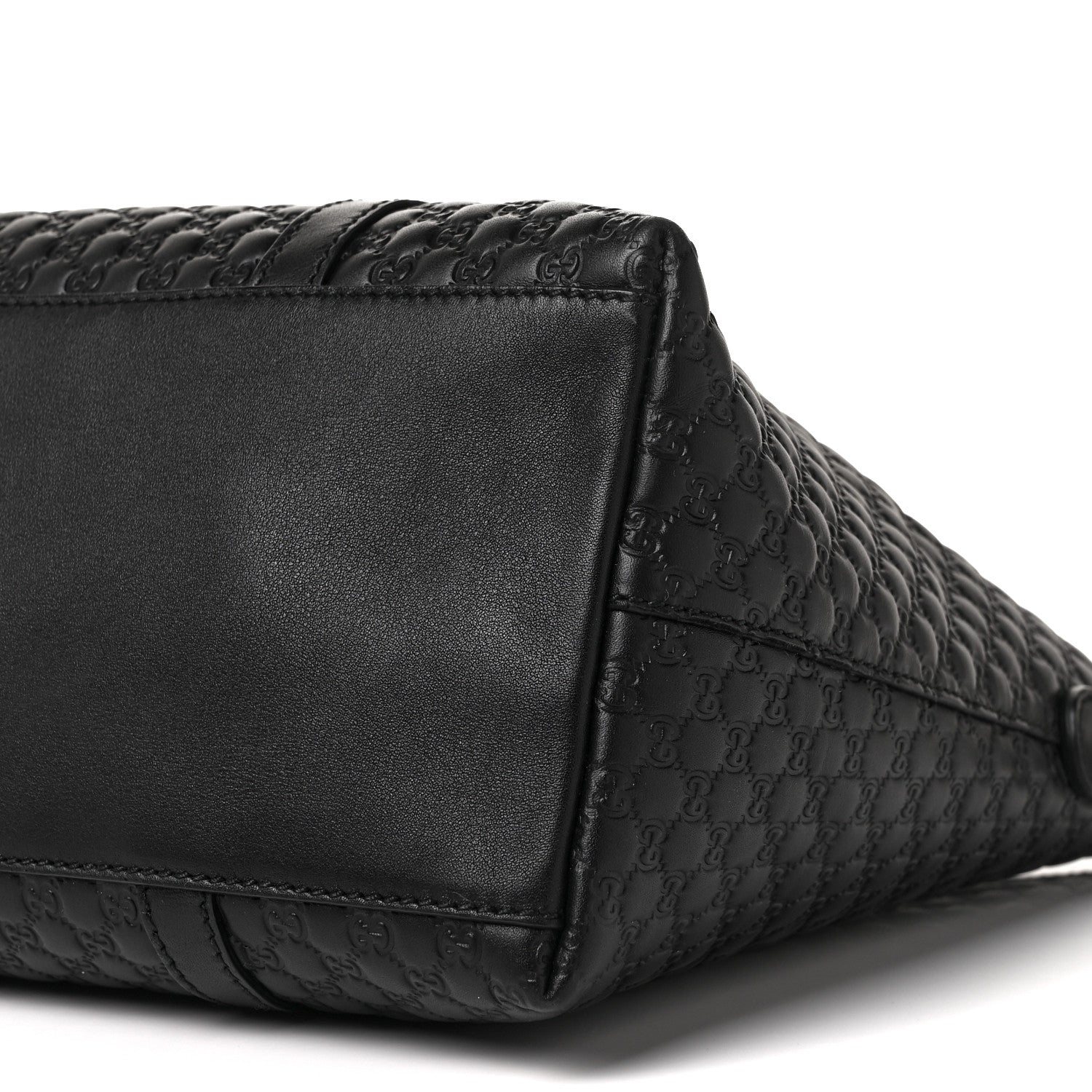 Gucci Soft Microguccissima Small Zippered Satchel Black 8 of 8