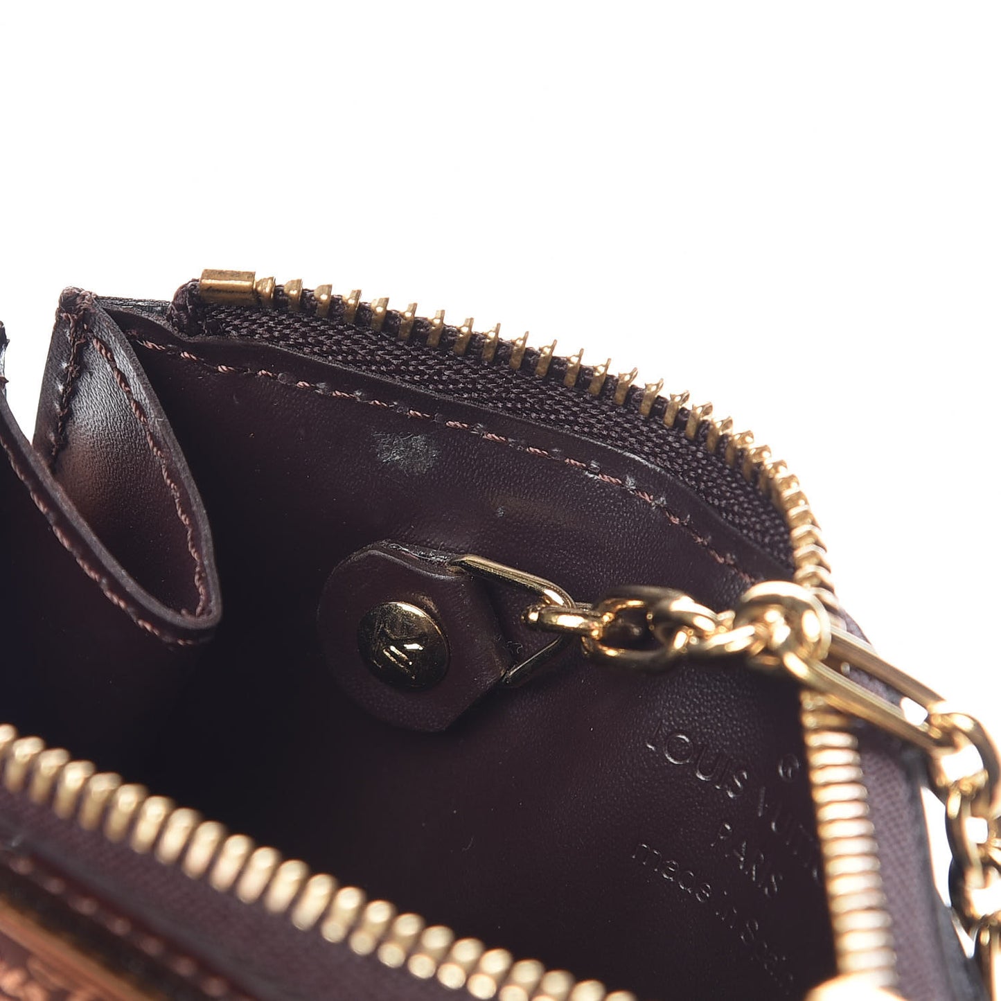 Vernis Key Pouch Amarante