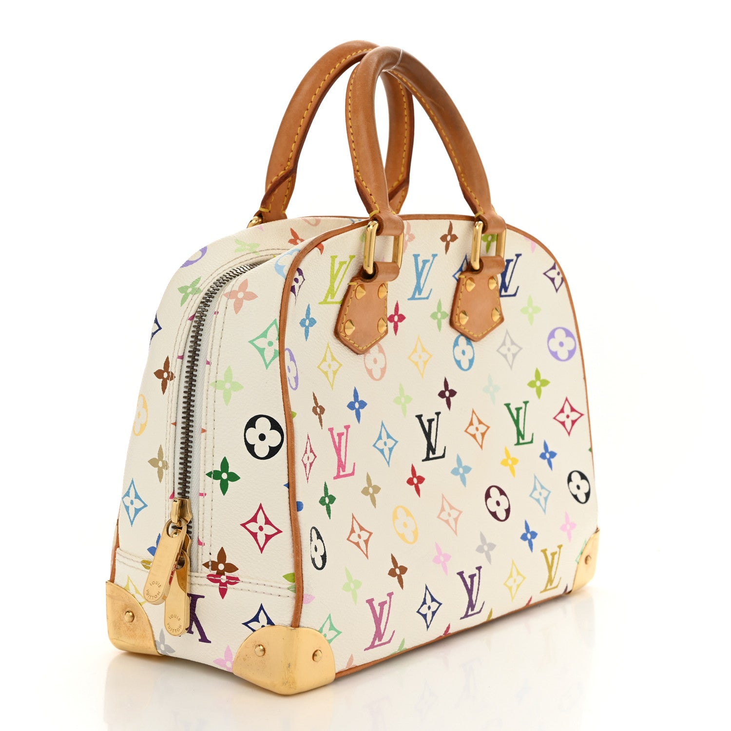 Louis Vuitton Monogram Multicolor Trouville White 3 of 9