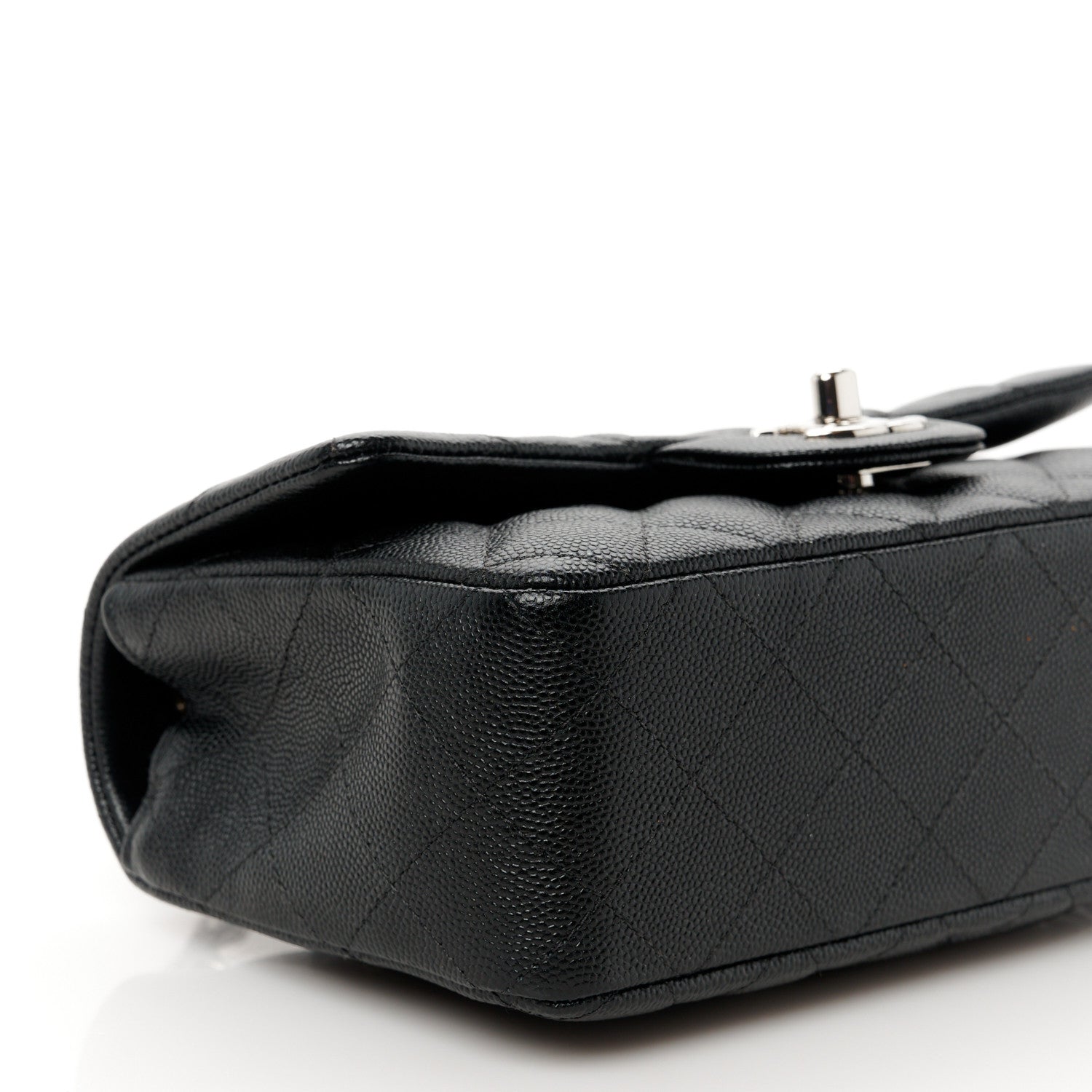 Chanel Caviar Quilted Mini Rectangular Flap Black 10 of 11