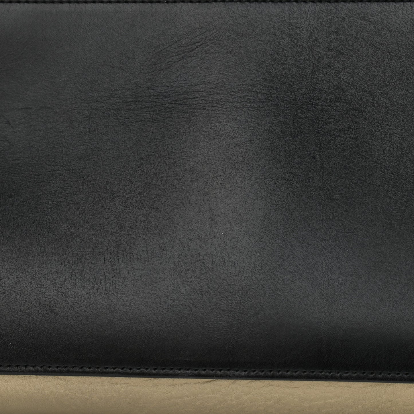 Elephant Calfskin Mini Tri-Color Luggage Beige