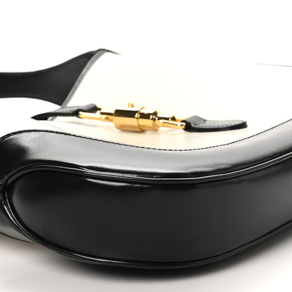 Gucci Boarded Dyana Lux Calfskin Bi-Color Medium Jackie 1961 Hobo Mystic White Black 10 of 10