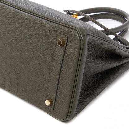 Hermes Togo Birkin 30 Vert De Gris 5 of 30