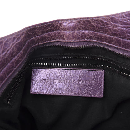 Balenciaga Agneau Classic Hardware City Metallic Purple 7 of 16