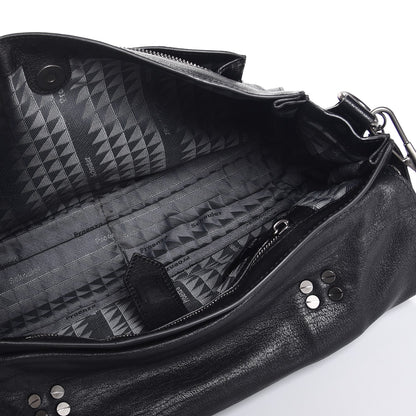 Proenza Schouler Lambskin Fringe Medium PS1 Satchel Black 6 of 8
