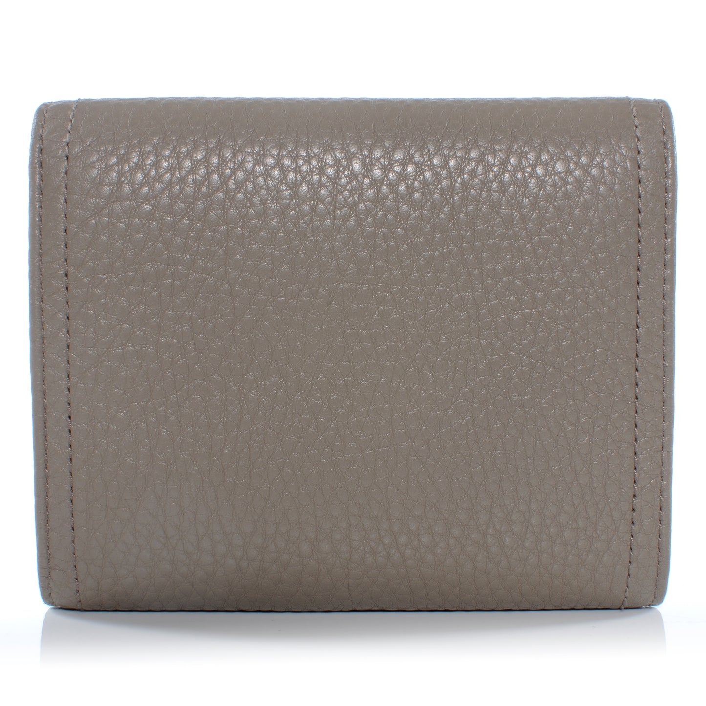 Vitello Daino Compact Wallet Argilla