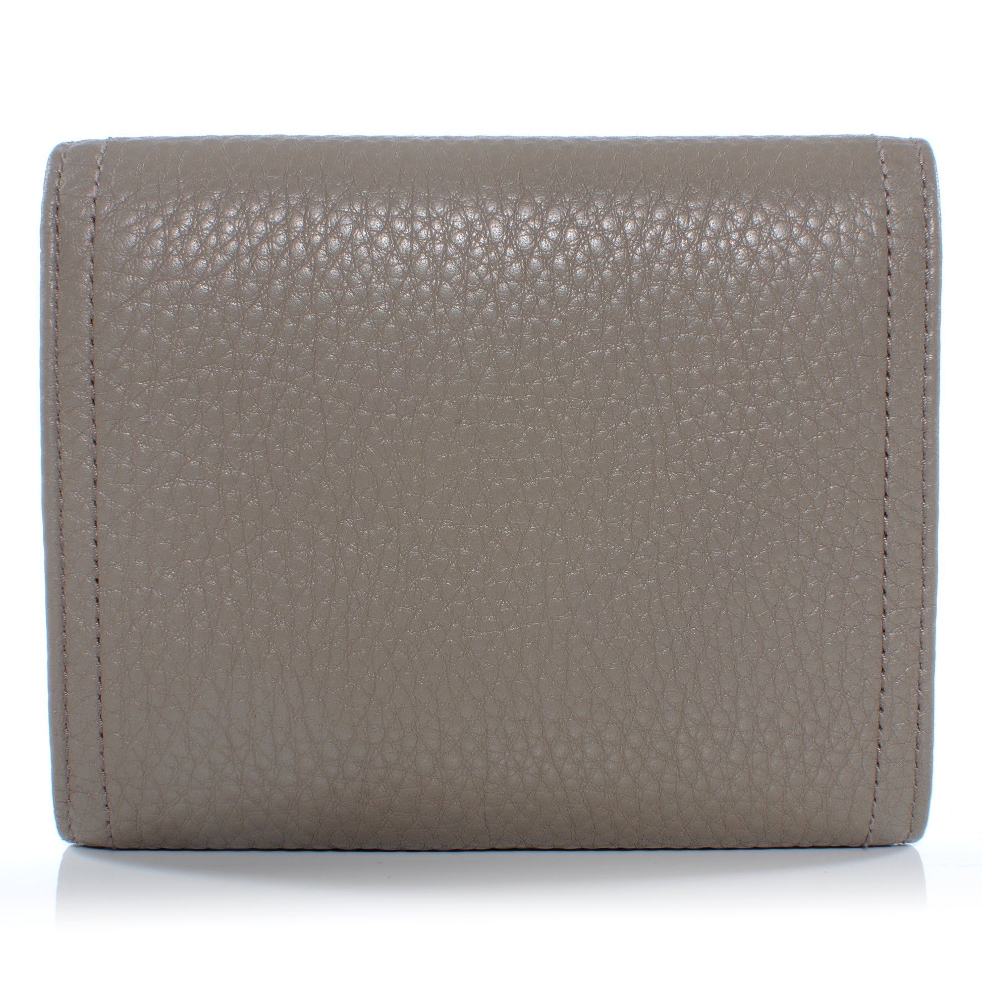 Prada Vitello Daino Compact Wallet Argilla 3 of 7