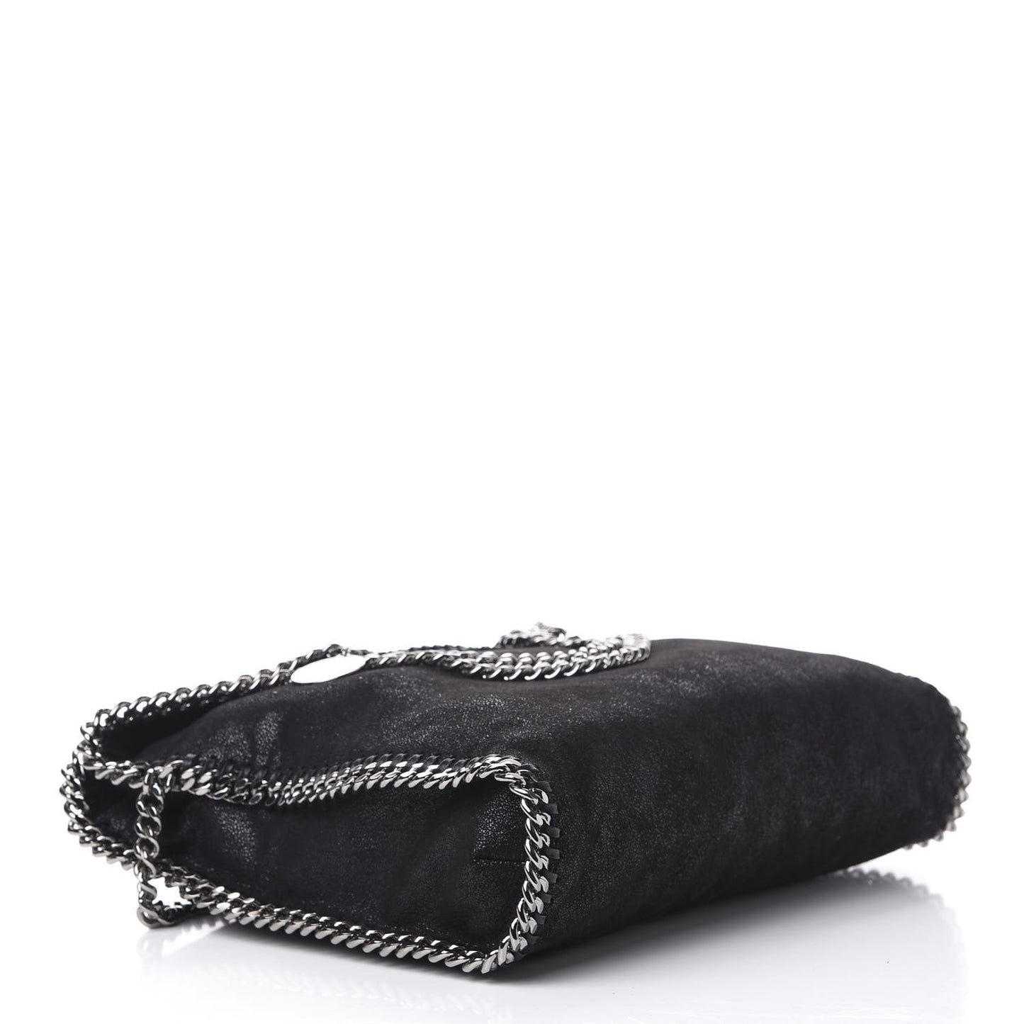 Shaggy Deer Falabella Fold Over Tote Black