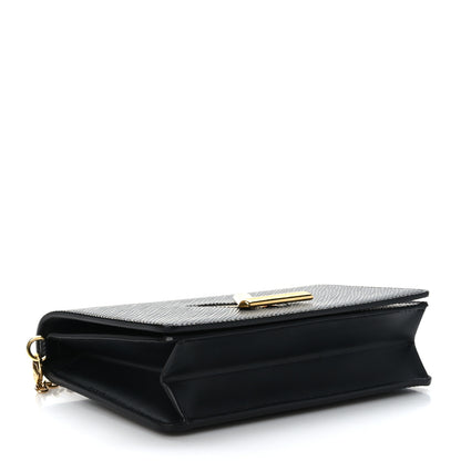 Louis Vuitton Epi Twist Belt Chain Wallet Black 4 of 8