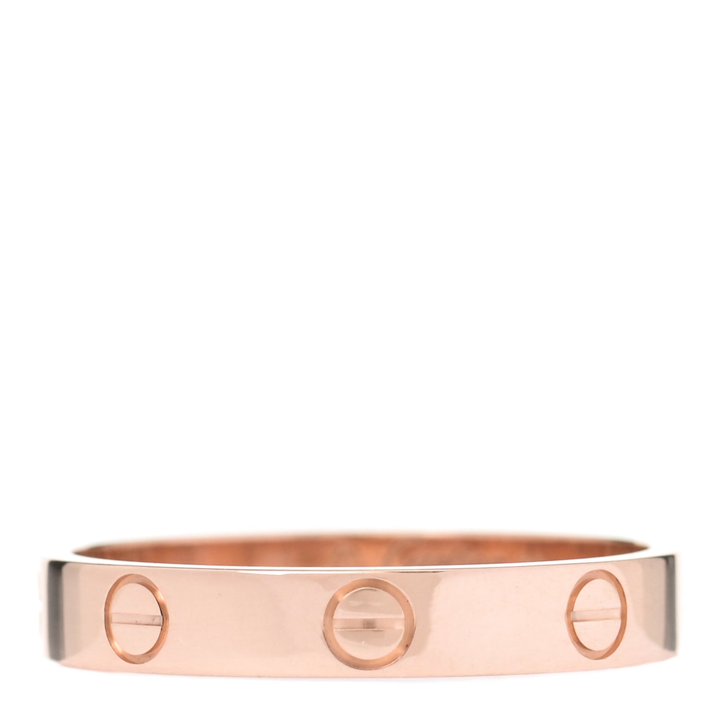 18K Pink Gold 3.5mm LOVE Wedding Band Ring 59 8.75