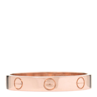 Cartier 18K Pink Gold 3.5mm LOVE Wedding Band Ring 59 8.75 1 of 4