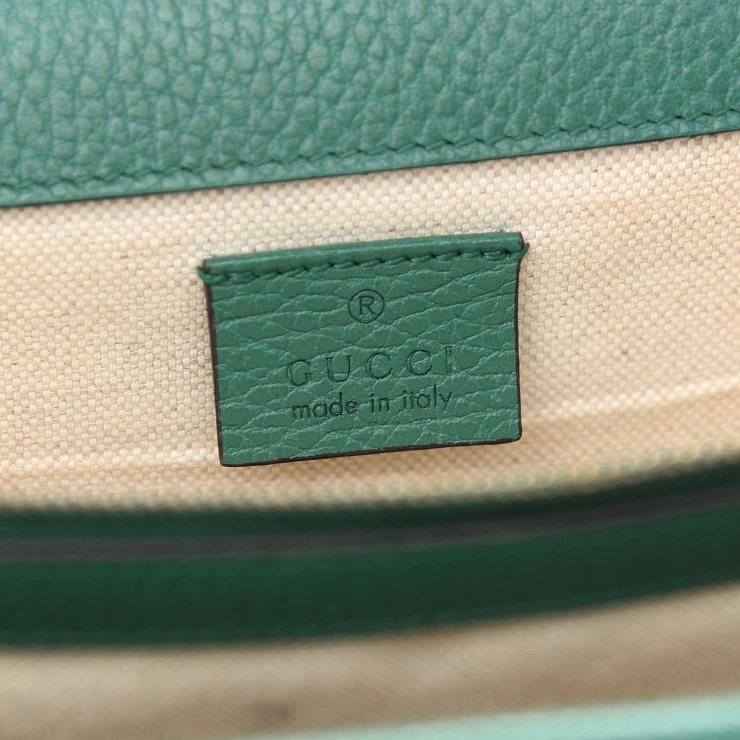 Gucci Pebbled Calfskin Small Dionysus Shoulder Bag Emerald 6 of 12