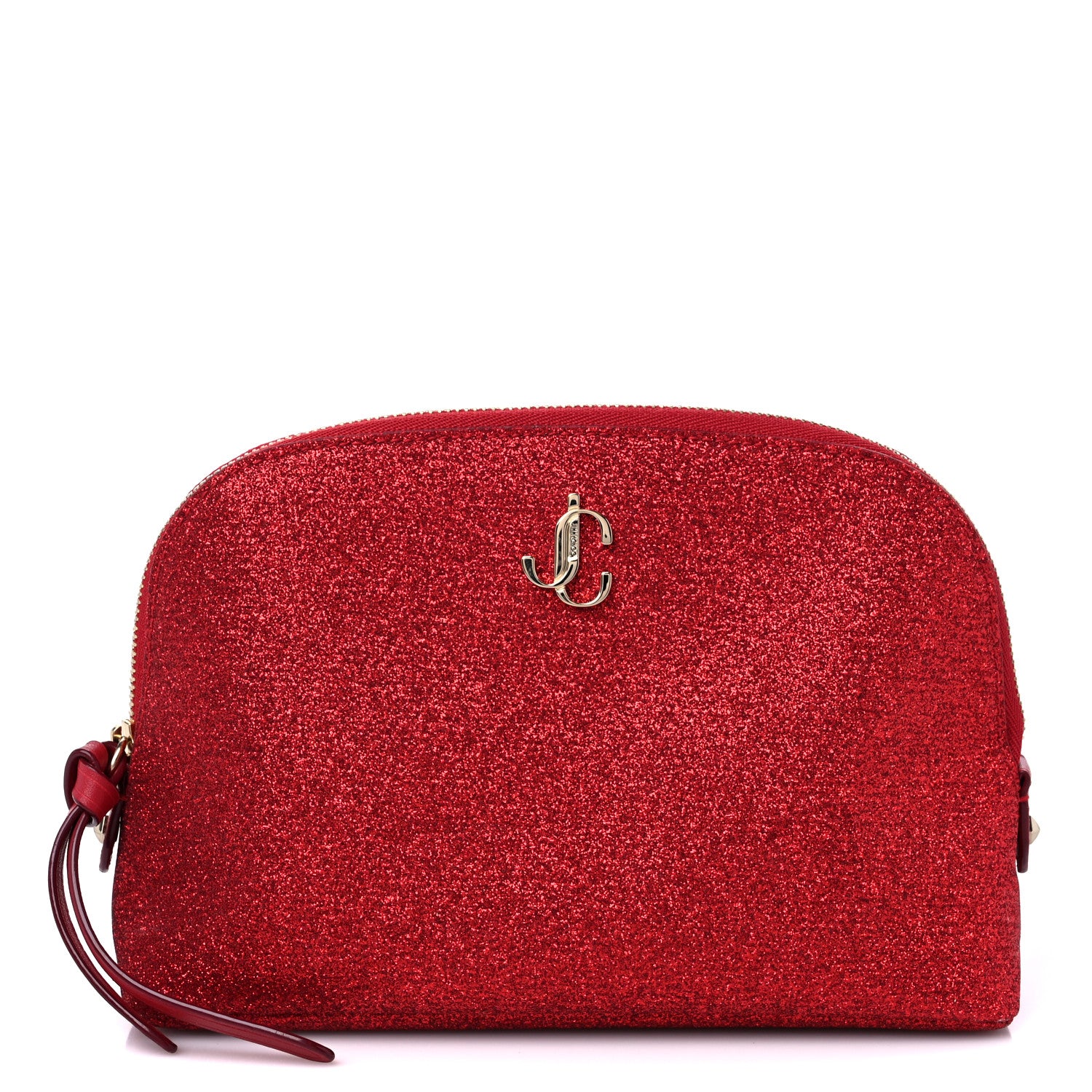 Jimmy Choo Glitter Clutch Red 1 of 8