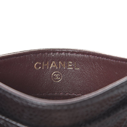 Chanel Caviar Quilted Card Holder Black 6 of 9