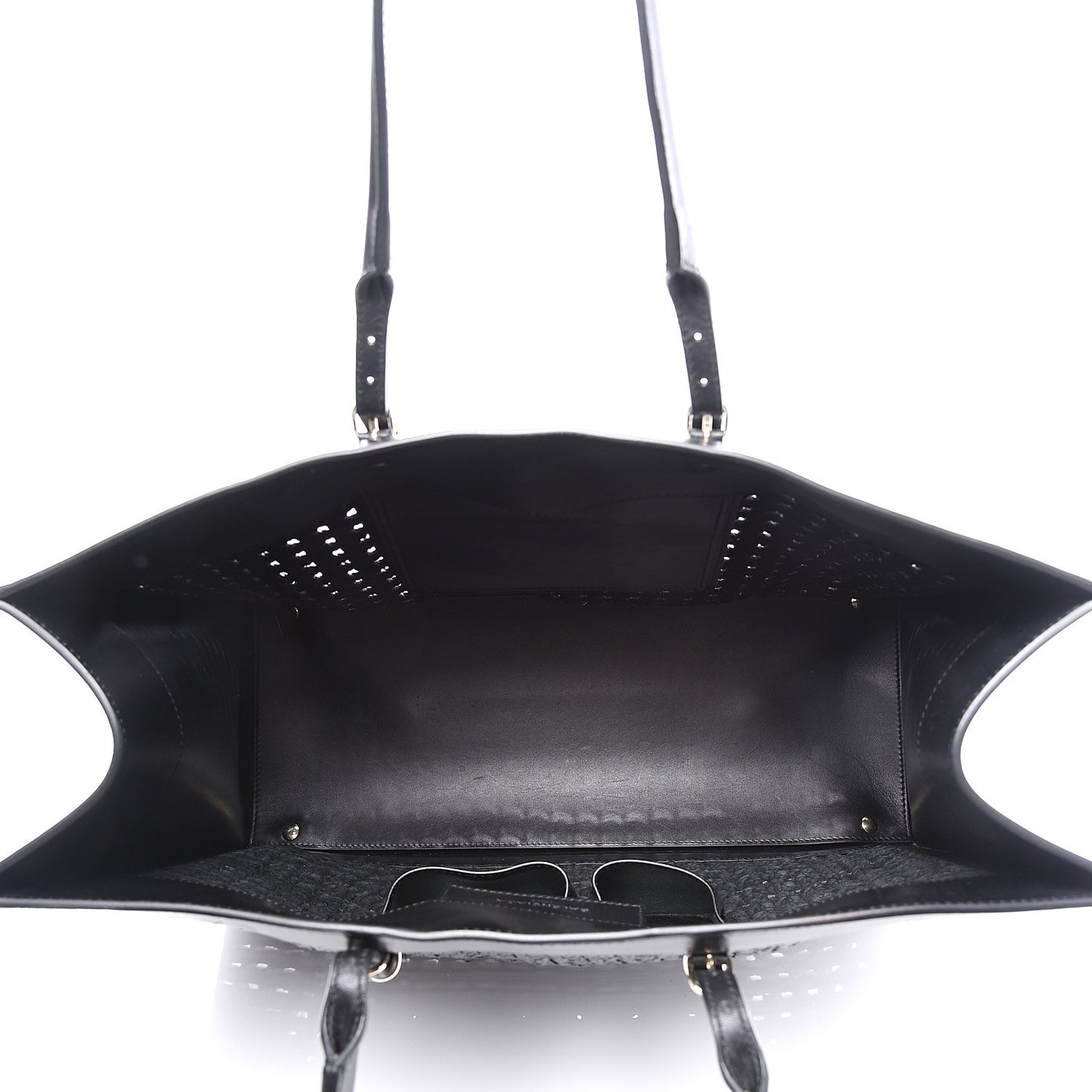 Veau Papier Woven A4 Tote Black