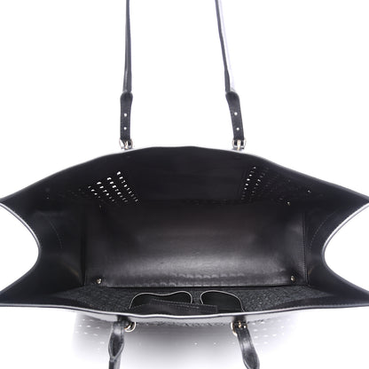 Balenciaga Veau Papier Woven A4 Tote Black 5 of 11